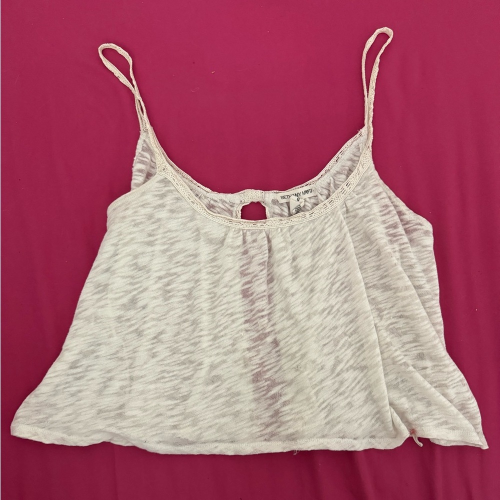 White Flowing Beach Top